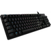 Logitech G512 Keyboard GX Blue Clicky Lightsync RGB USB Passthrough Data/Power Alumium Alloy Game Mode Black Carbon