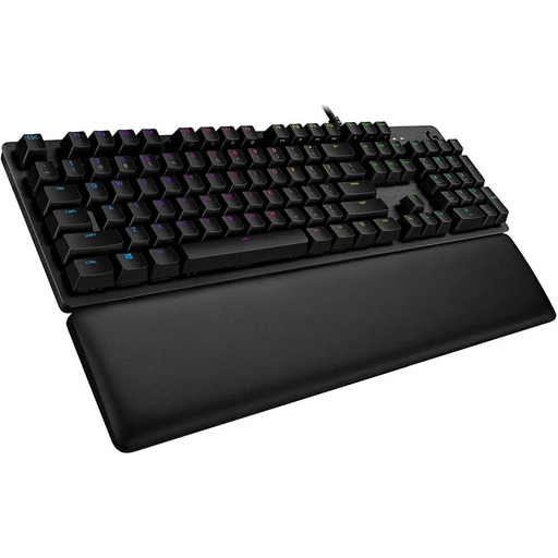 Logitech G513 Keyboard GX Brown Tactile Lightsync RGB USB Passthrough Data/Power Alumium Alloy Game Mode Memory Foam