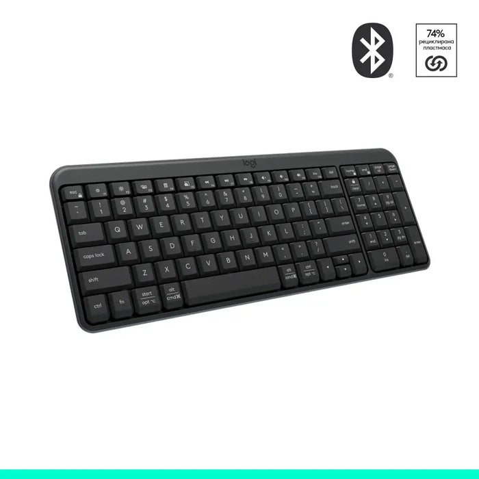Logitech K250 Graphite Wireless Keyboard - Cyrillic - Клавиатури<<<Компютърна