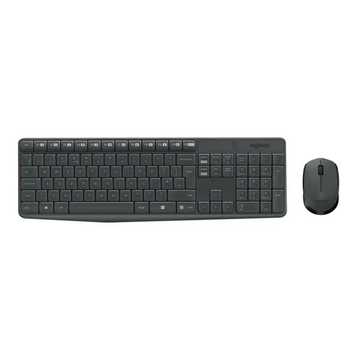 Logitech MK235 Wireless Keyboard and Mouse Combo - Grey - US INTL