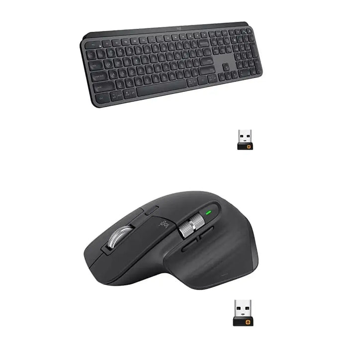 Logitech MX Keys S Combo Keyboard and Mouse Set Wrist Rest Black