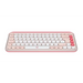 Logitech Pop Icon Keys - Rose - US INT’L - BT - N/A - INTNL-973 - Keyboards<<<Logitech<<<LOGITECH<<<PolyComp