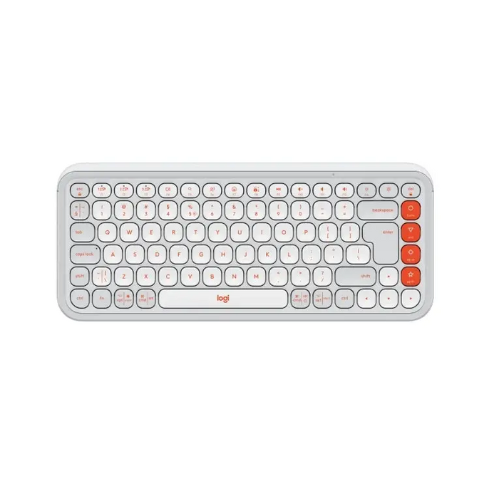 Logitech Pop Icon Keys - White - US INT’L - BT - N/A - INTNL-973 - Keyboards<<<Logitech<<<LOGITECH<<<PolyComp