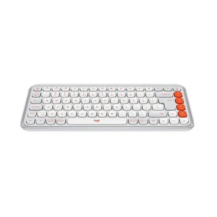 Logitech Pop Icon Keys - White - US INT’L - BT - N/A - INTNL-973 - Keyboards<<<Logitech<<<LOGITECH<<<PolyComp