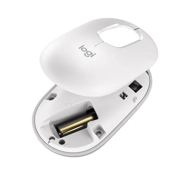 Logitech POP Mouse with emoji - OFF-WHITE - BT - N/A - EMEA28i-935 - FY25,TERRA - Mice<<<Logitech<<<LOGITECH<<<PolyComp