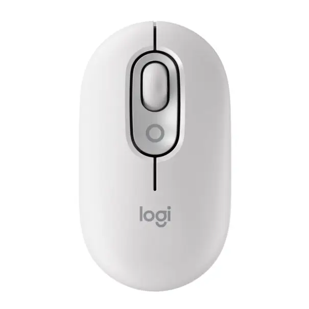 Logitech POP Mouse with emoji - OFF-WHITE - BT - N/A - EMEA28i-935 - FY25,TERRA - Mice<<<Logitech<<<LOGITECH<<<PolyComp