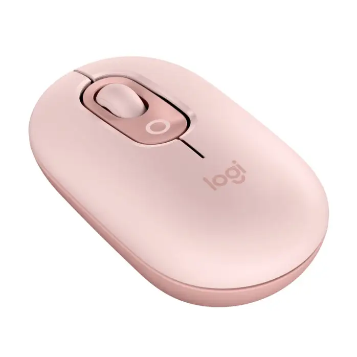 Logitech POP Mouse with emoji - ROSE - BT - N/A - EMEA28i-935 - FY25,TERRA - Mice<<<Logitech<<<LOGITECH<<<PolyComp