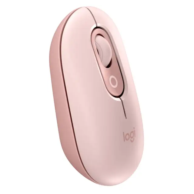 Logitech POP Mouse with emoji - ROSE - BT - N/A - EMEA28i-935 - FY25,TERRA - Mice<<<Logitech<<<LOGITECH<<<PolyComp