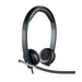 Logitech USB Headset H650e Stereo Flexible Mic In-line Controls Echo Cancellation Noise-cancelling USB - Conference