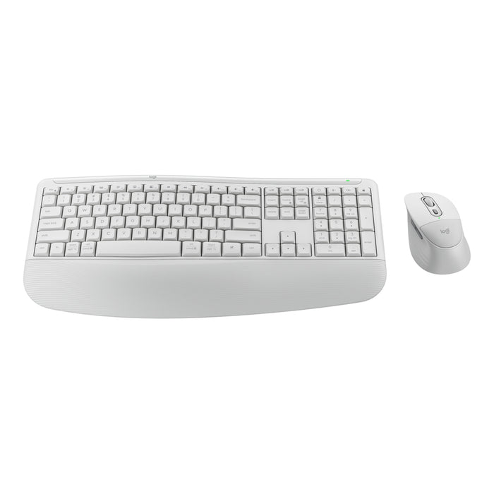 Wireless Set LOGITECH Signature Comfort Plus Combo MK880 Off White