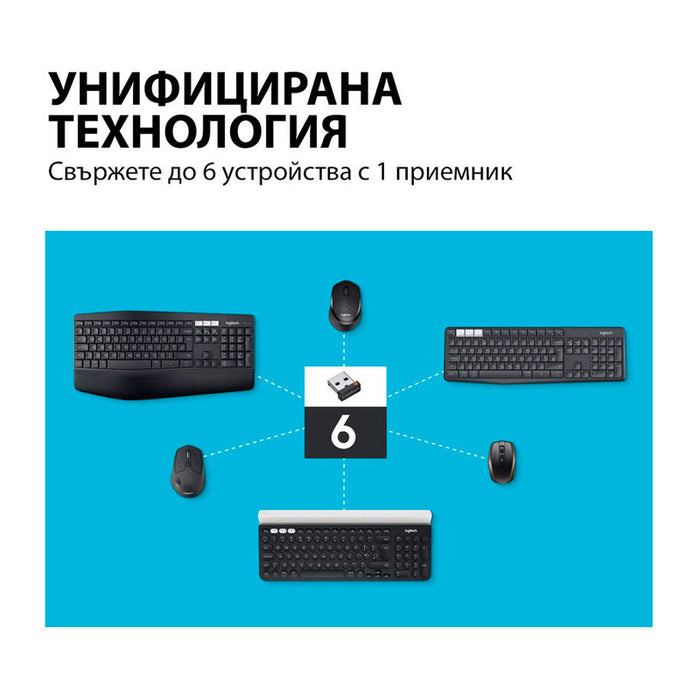 Wireless optical mouse LOGITECH M720 Triathlon