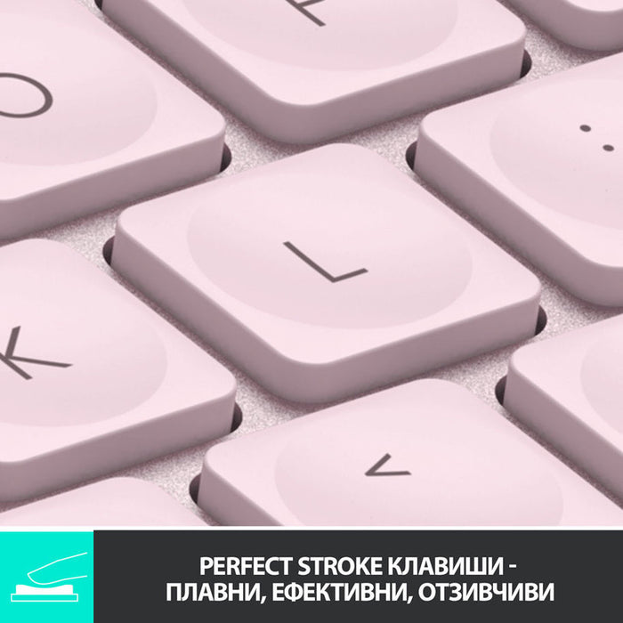 Keyboard LOGITECH MX Keys Mini Rose 920-010500 US International