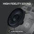 Logitech G435 Lightspeed Wireless Gaming Headset, Microphone, Black