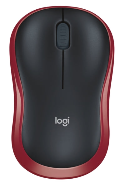 Logitech Wireless Mouse M185 - RED - 2.4GHZ - N/A - EWR2 - 10PK ARCA AUTO