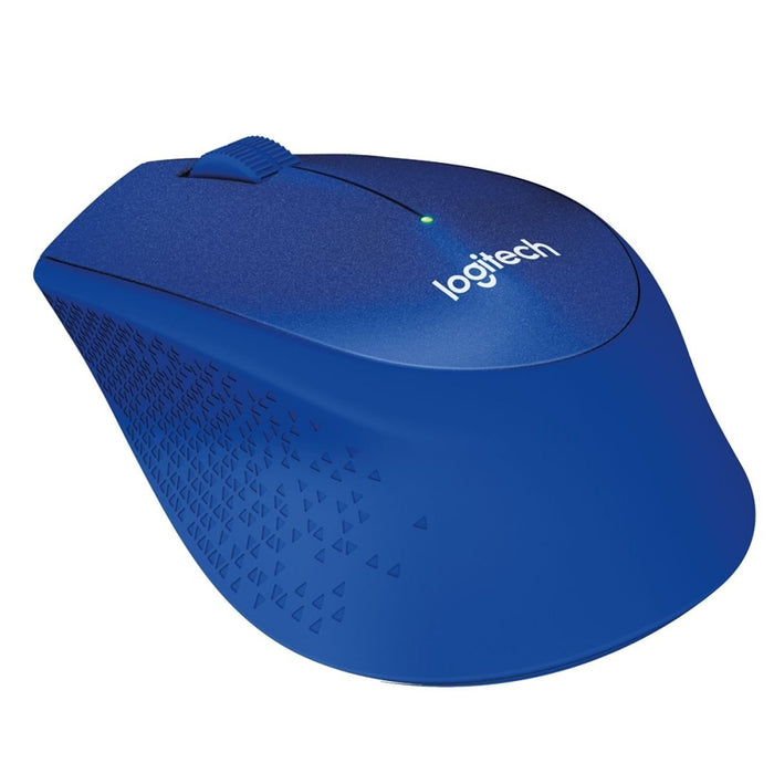 Logitech Wireless Mouse M330 Silent Plus, blue