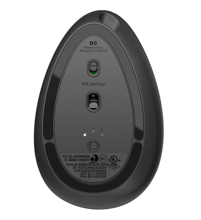 LOGITECH MX Vertical Advanced Ergonomic Wireless Optical Mouse