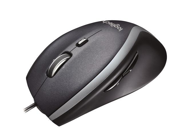 Wired optical mouse LOGITECH M500, Fast scroll, USB, Black