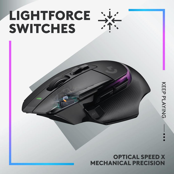Gaming mouse Logitech G502 X Plus Black Lightsync RGB