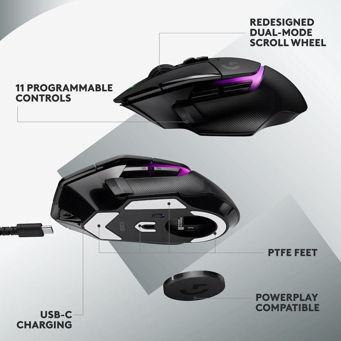 Gaming mouse Logitech G502 X Plus Black Lightsync RGB