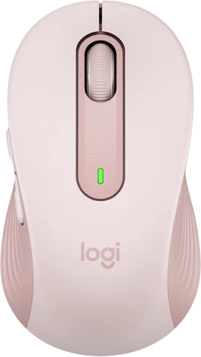Logitech Signature M650 L Wireless Mouse - Rose, USB