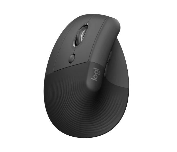 Logitech Lift Left Vertical Wireless Mouse, Ergonomic, Graphite