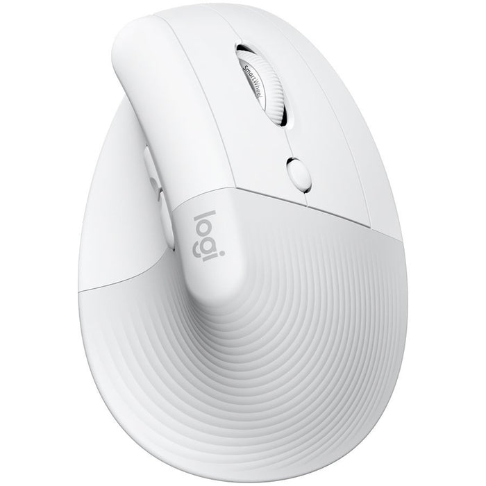 Logitech Lift Vertical Ergonomic Mouse for Business, Off-white