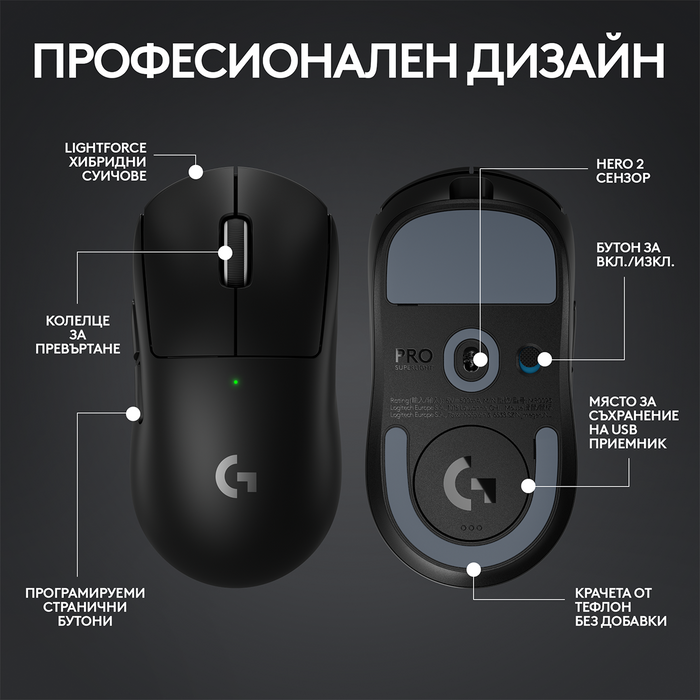 Logitech G Pro X Superlight 2 Wireless gaming mouse