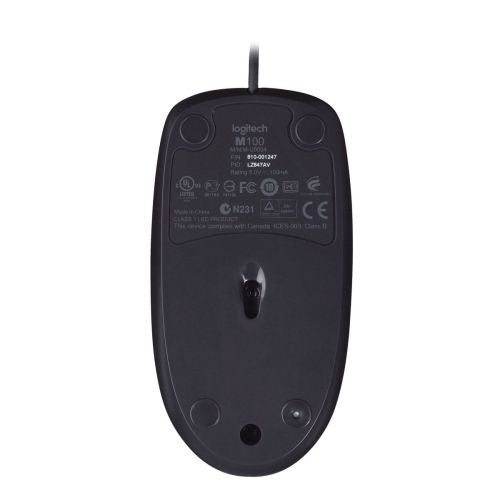 Wired optical mouse LOGITECH M100