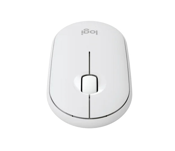 Logitech Pebble Mouse 2 M350s - TONAL WHITE - BT - N/A - EMEA-808 - DONGLELESS