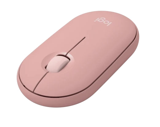 Logitech Pebble Mouse 2 M350s - TONAL ROSE - BT - N/A - EMEA-808 - DONGLELESS