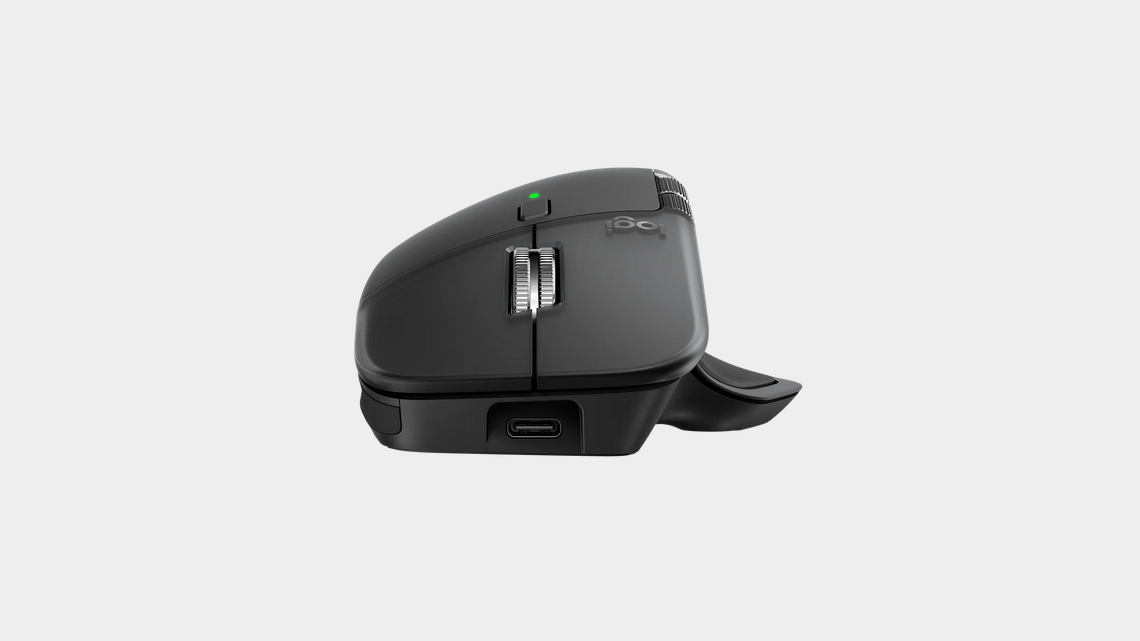 Wireless laser mouse LOGITECH MX MASTER 4 Graphite
