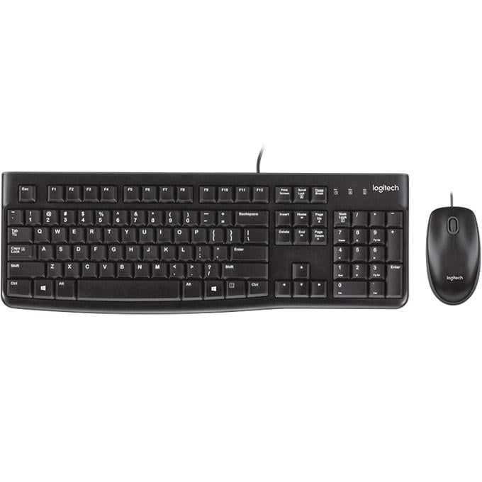 Logitech MK120 US-Layout keyboard and mouse set - Black