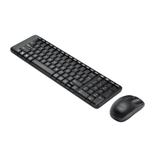 Logitech Wireless Keyboard and Mouse Combo MK220 (QWERTY) US-Layout Black EU (920-003161)