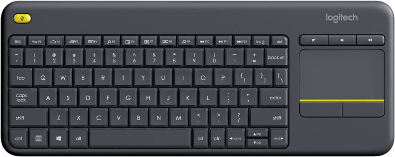 Keyboard Logitech Wireless Touch K400 Plus