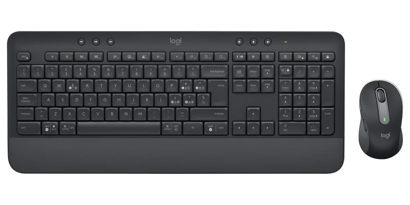 Logitech MK650 Wireless Keyboard and Mouse Combo, Black