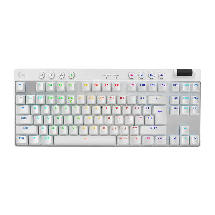 Logitech G Pro X TKL White - Tactile Mechanical Gaming Keyboard