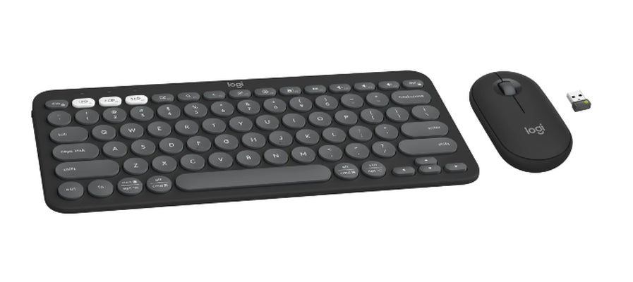 Logitech Pebble 2 Combo - TONAL GRAPHITE - US INT'L - 2.4GHZ/BT - N/A - INTNL-973 - UNIVERSAL