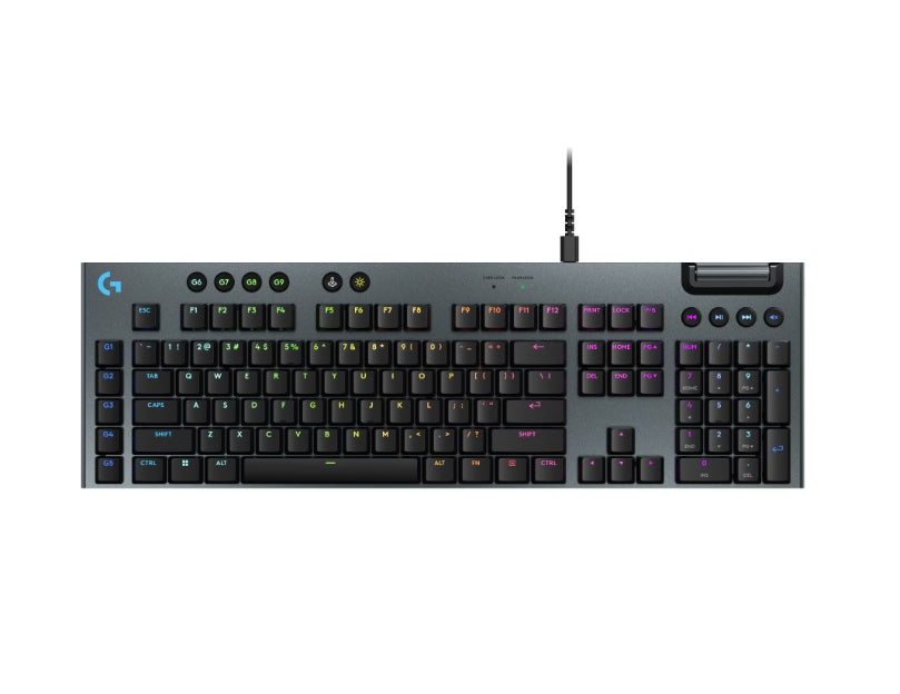 Logitech G915 X Low Profile Wired Gaming Keyboard - BLACK - US INT`L - EMEA28i-935