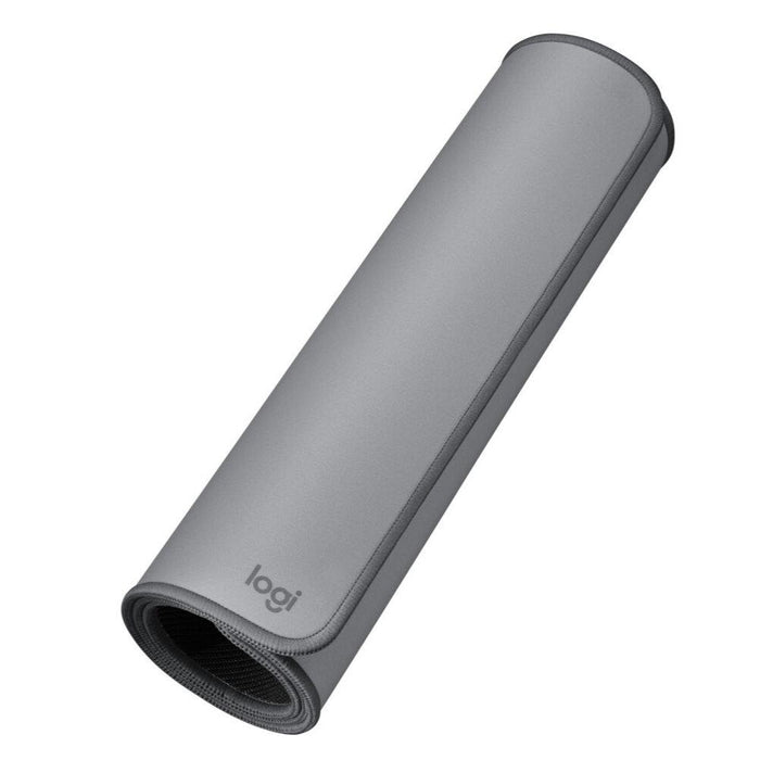 Logitech Desk Mat Studio Series Mouse Pad, Light Gray