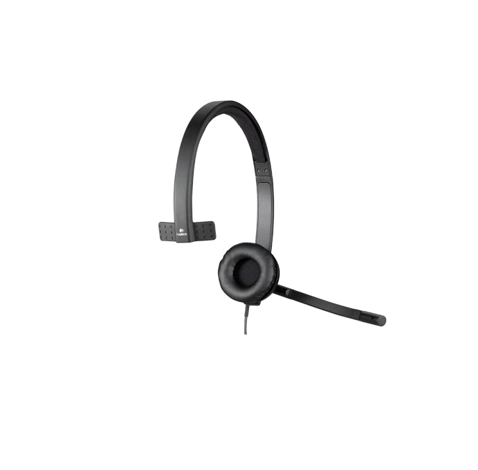 Logitech USB Headset H570e Mono, In-line Controls, Echo Cancellation, Noise-cancelling, USB