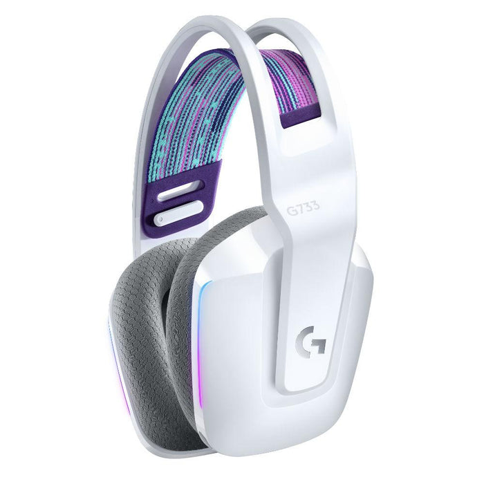Gaming headset Logitech G733 Lightspeed Wireless RGB, Microphone, White