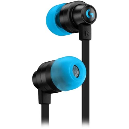 Gaming headphones with microphone Logitech G333 In-ear 3.5 mm + USB-C adapter, plugs wired, black