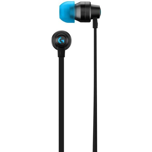 Gaming headphones with microphone Logitech G333 In-ear 3.5 mm + USB-C adapter, plugs wired, black