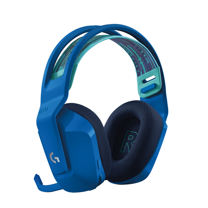 Gaming headset Logitech G733 Blue Lightspeed Wireless RGB, Microphone, Blue