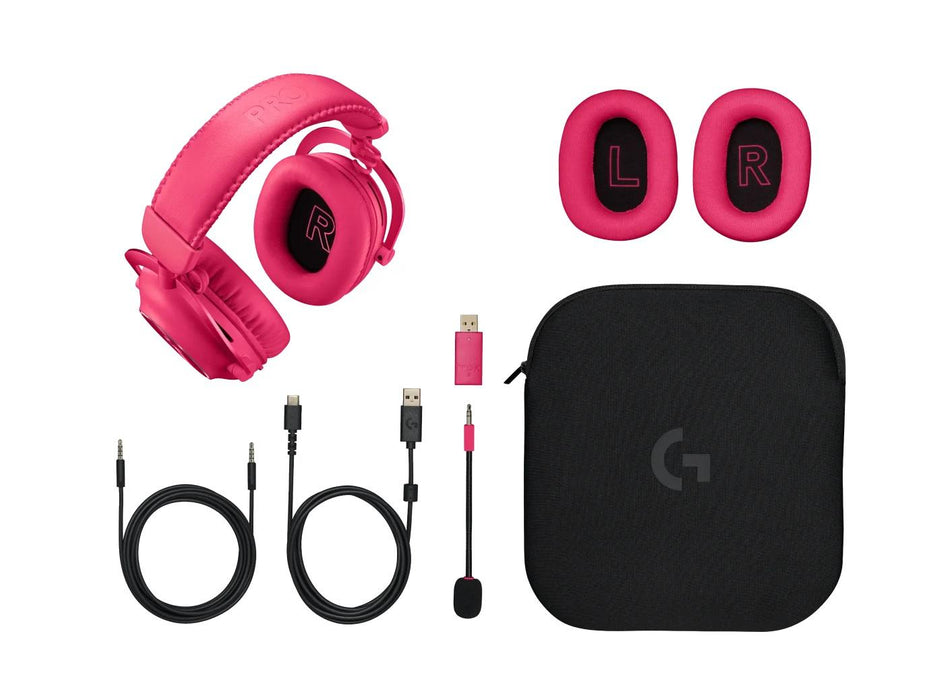 Logitech PRO X 2 Wireless Gaming Headset Magenta