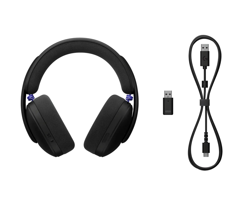 Logitech G325 Lightning Wireless Gaming Headset, Microphone, Black