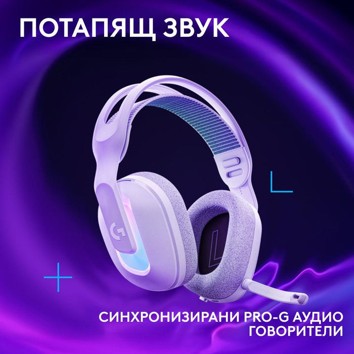 Gaming headset Logitech G522 Lightspeed Wireless RGB, Microphone, White