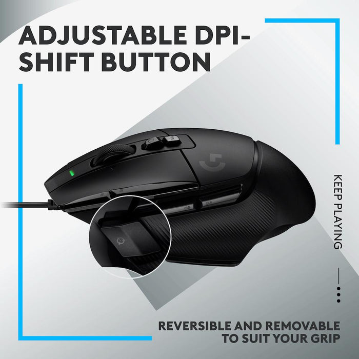 Bundle Logitech G502 X Gaming Mouse, Wired + G240 Mouse Pad