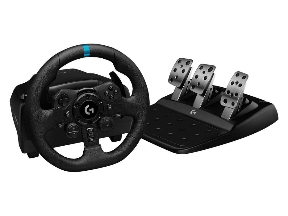 LOGITECH G923 steering wheel + LOGITECH shifter for PS4/PS5/PC