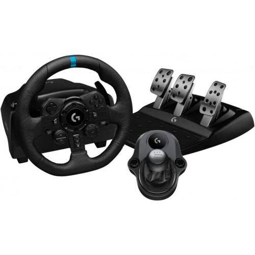LOGITECH G923 steering wheel + LOGITECH shifter for PS4/PS5/PC